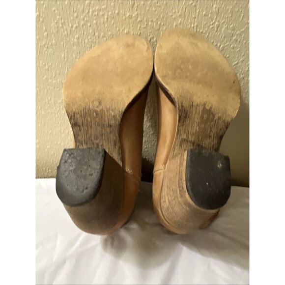 VTG Dingo Brown Studded Heeled Western Cowgirl Boots Size 8 Women’s - Picture 6 of 9